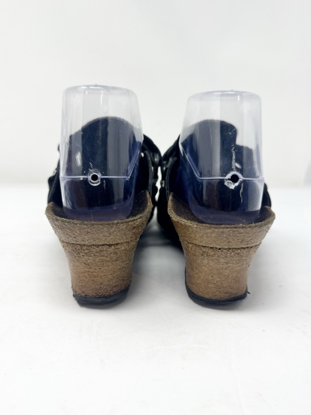 Birkenstock Papillio Dana Oiled Leather Wedges Black Size 38 - Picture 6 of 10